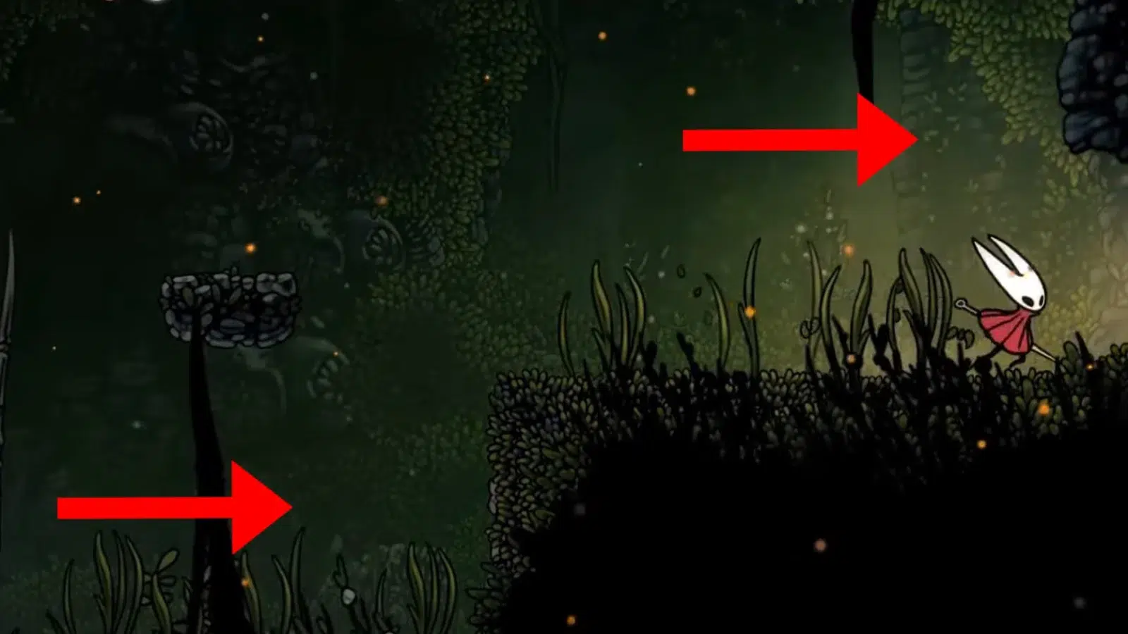 На третьей платформе с зубчатыми структурами продолжайте двигаться вправо На третьей платформе с зубчатыми структурами продолжайте двигаться вправо