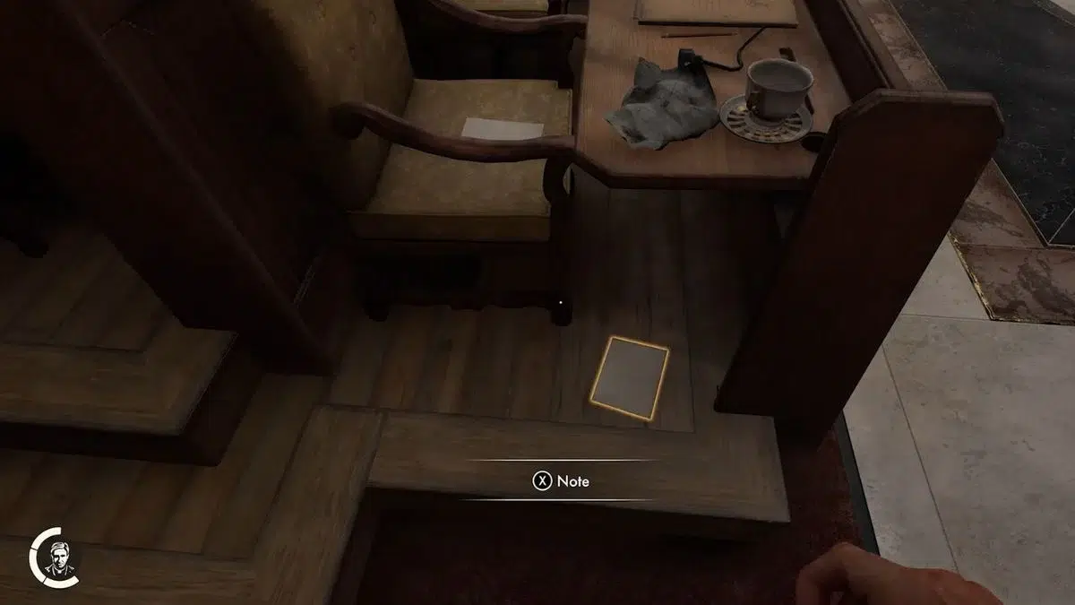 Возьмите Письмо Федерико на столе