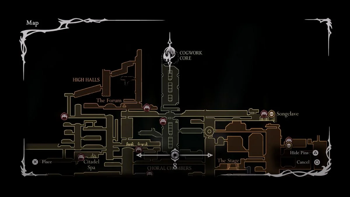 Как решить музыкальную головоломку в Ядре Когворка в Hollow Knight Silksong