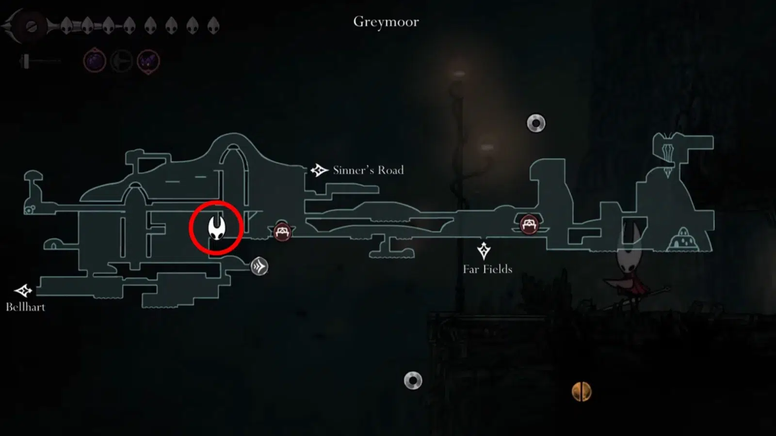 Начало пути в Греймуре в Hollow Knight: Silksong