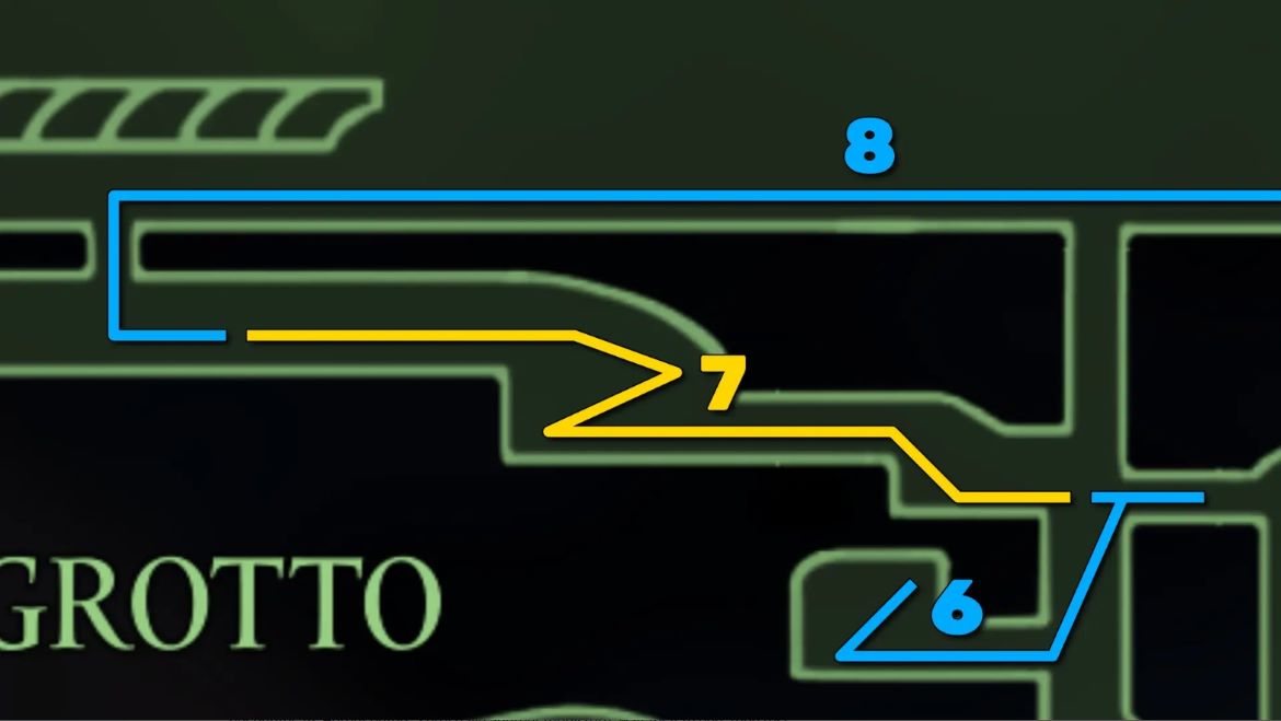 Следующий отрезок карты