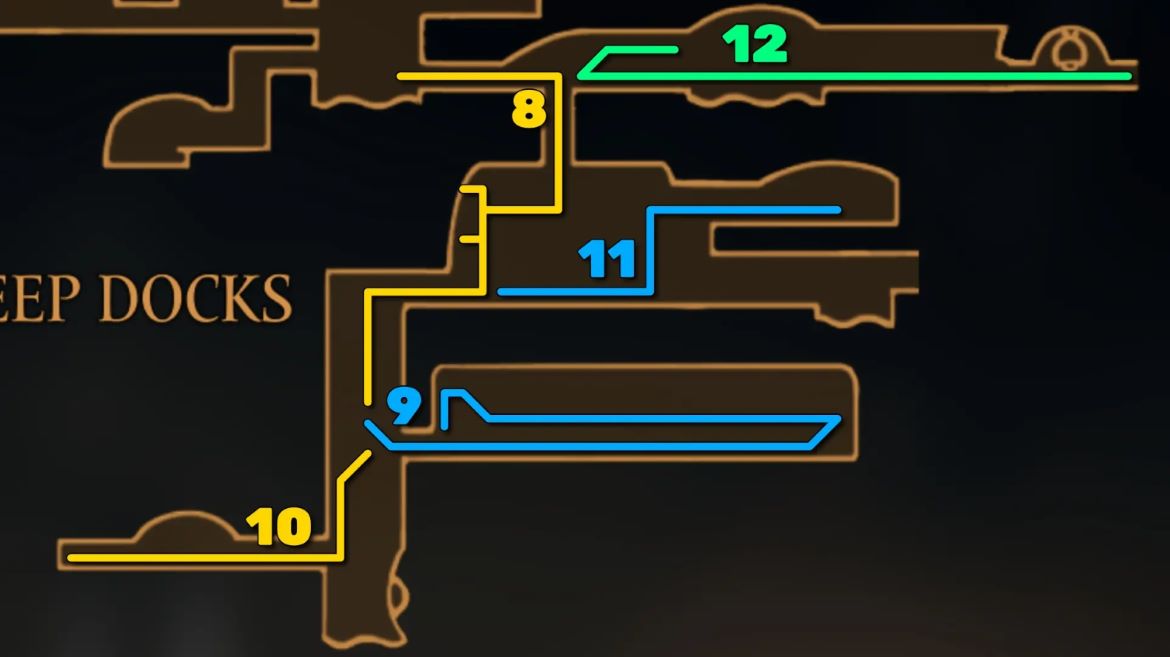 Карта Глубоких доков