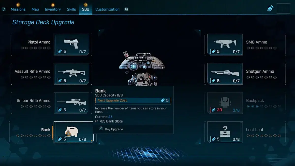 Как увеличить слоты хранения банка в Borderlands Как увеличить слоты хранения банка в Borderlands