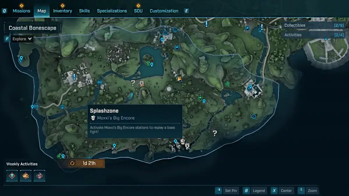 Где найти босса Splashzone в Borderlands 