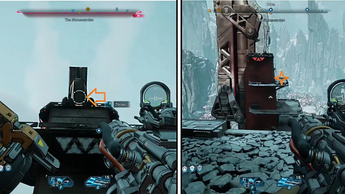 Сначала бросьте батарею на первую платформу Сначала бросьте батарею на первую платформу