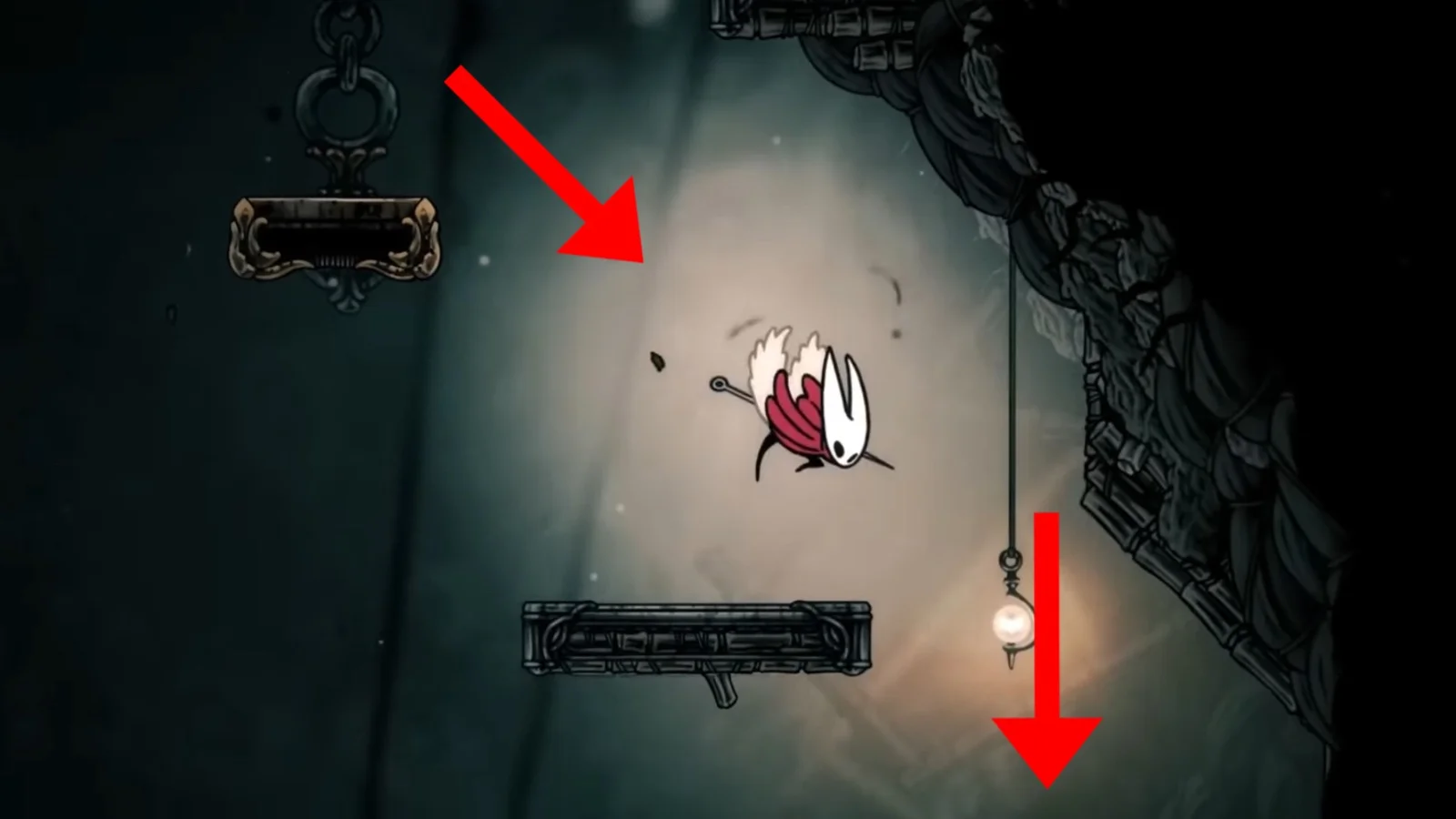 В следующей зоне после продвижения вправо появится иконка клетки