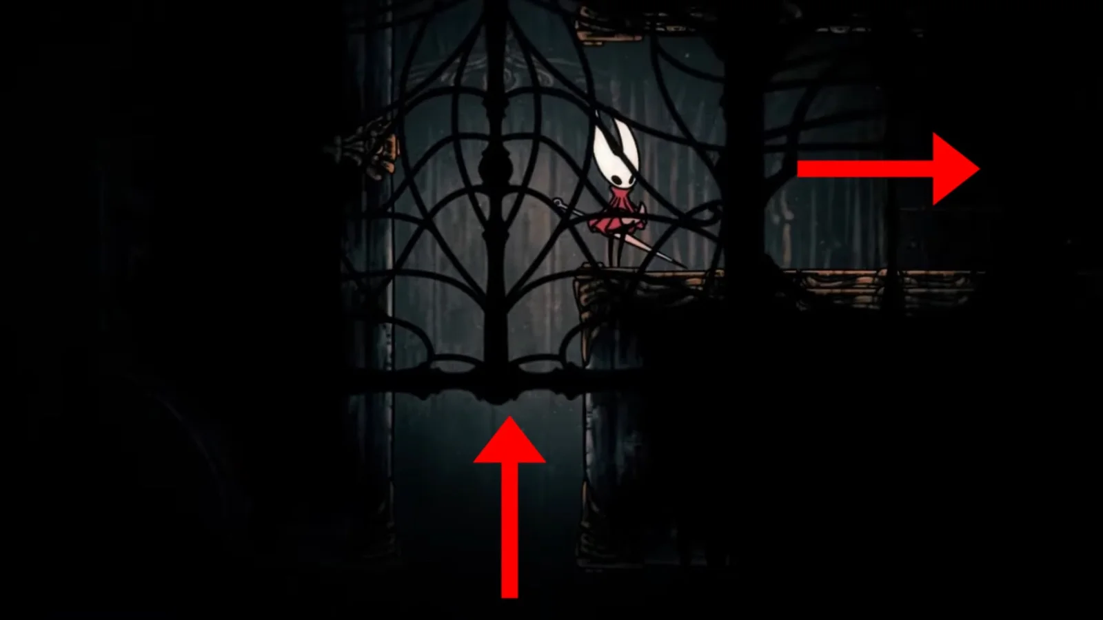 В верхней секции поверните влево и прыгните вверх В верхней секции поверните влево и прыгните вверх