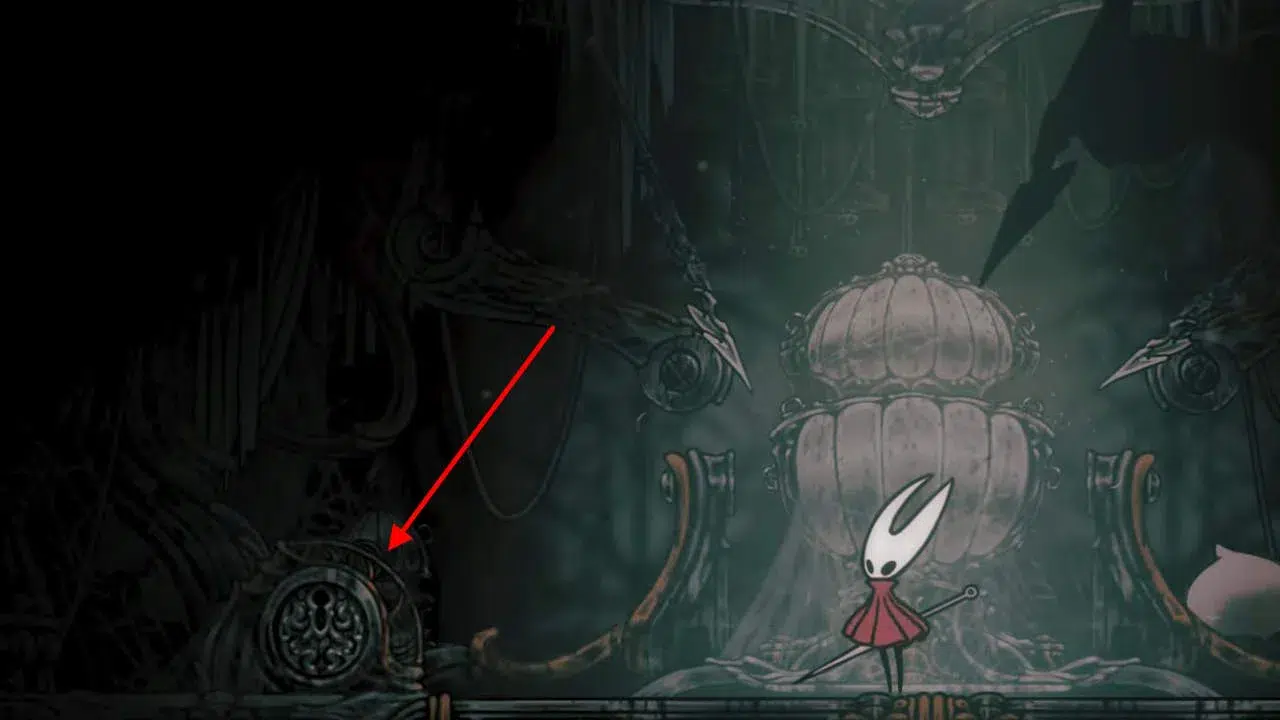 Прыгните в открывшуюся комнату чтобы начать бой с секретным боссом Расплетённый Прыгните в открывшуюся комнату чтобы начать бой с секретным боссом Расплетённый