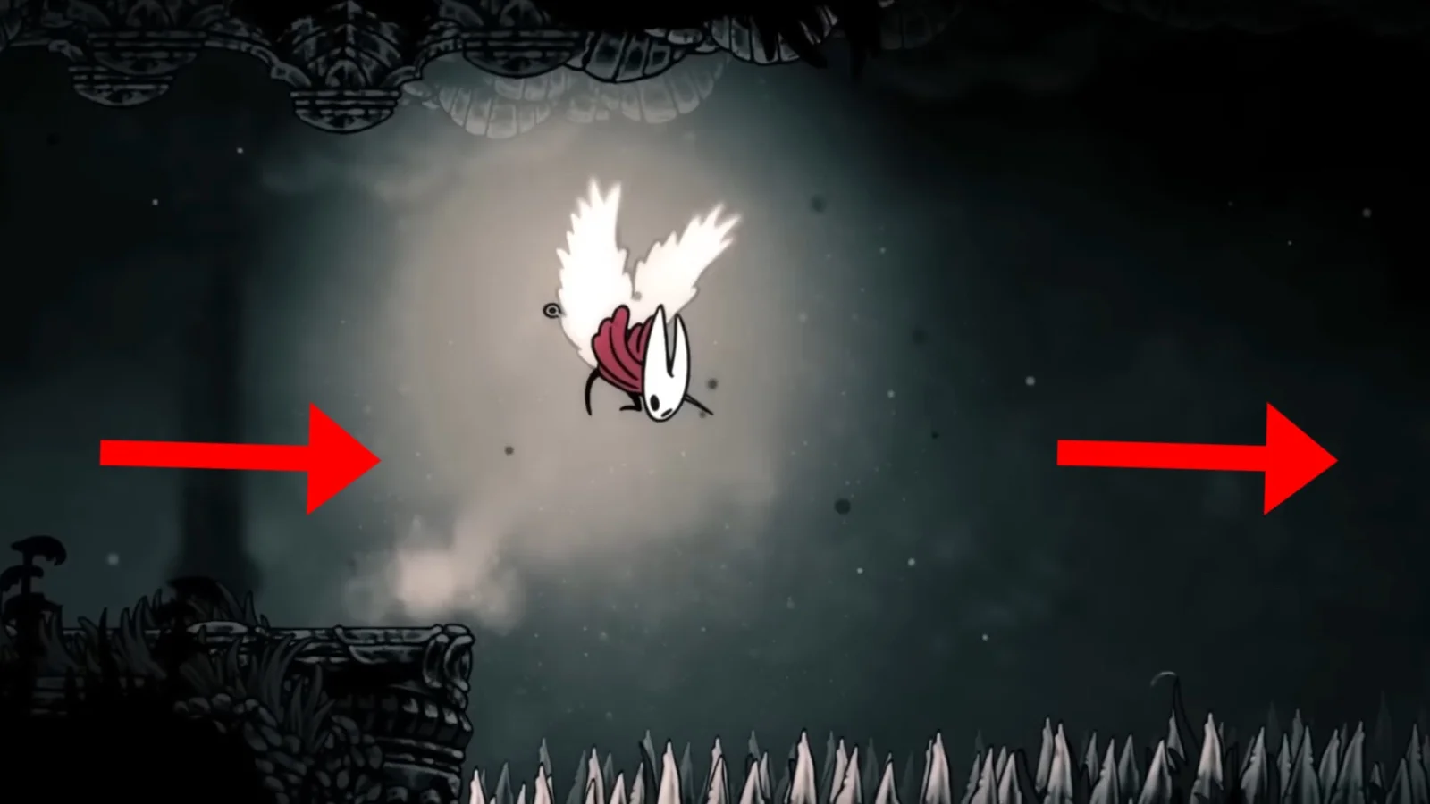 Войдите в новую зону и продолжайте двигаться вправо