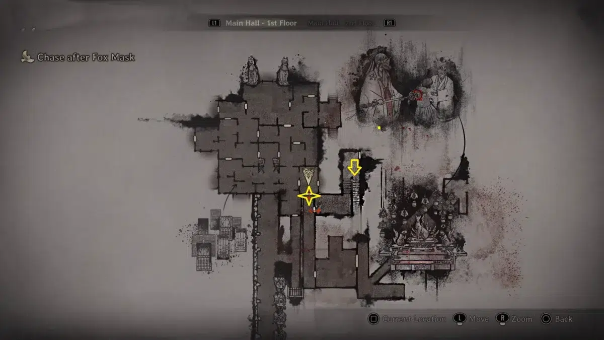 Печать Инари №8 двери | Главный зал 1 этаж Печать Инари №8 двери | Главный зал 1 этаж