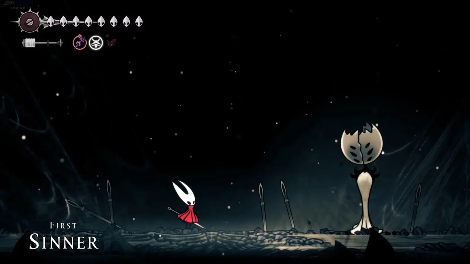 Бой с боссом Первая Грешница