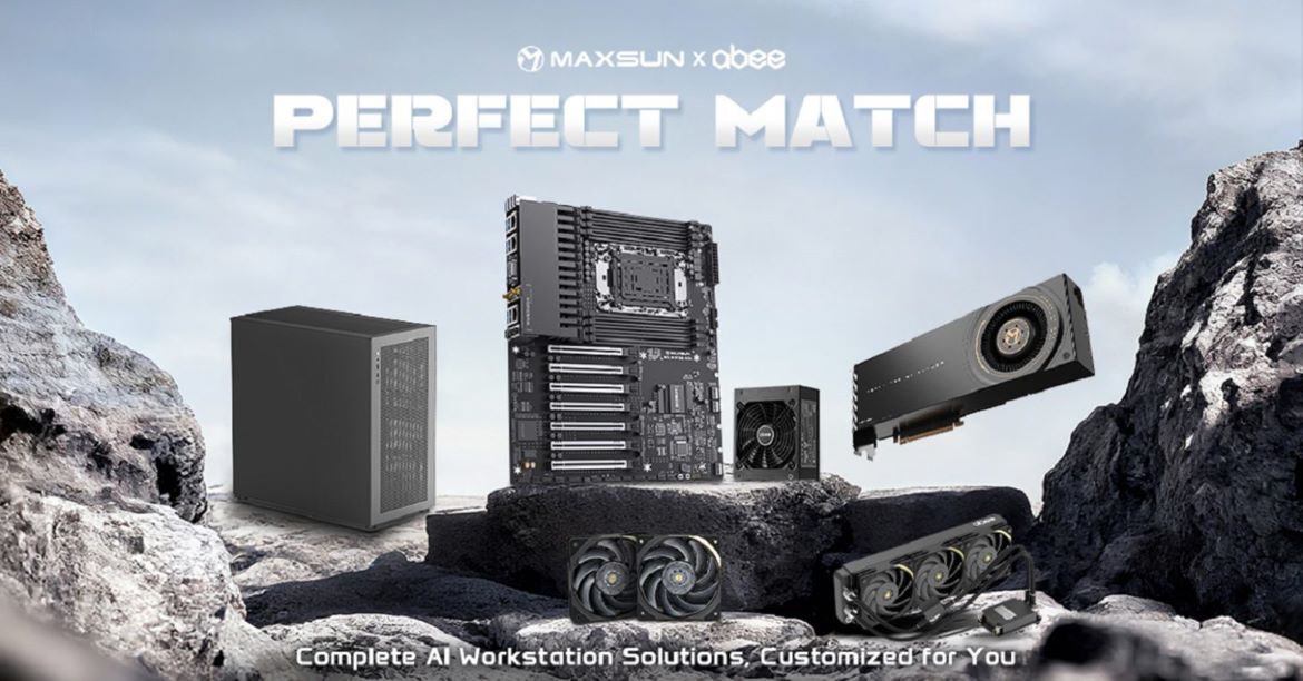 Рабочая станция Maxsun оснащена четырьмя видеокартами Intel Arc Pro B60 48G Turbo с 192 ГБ VRAM