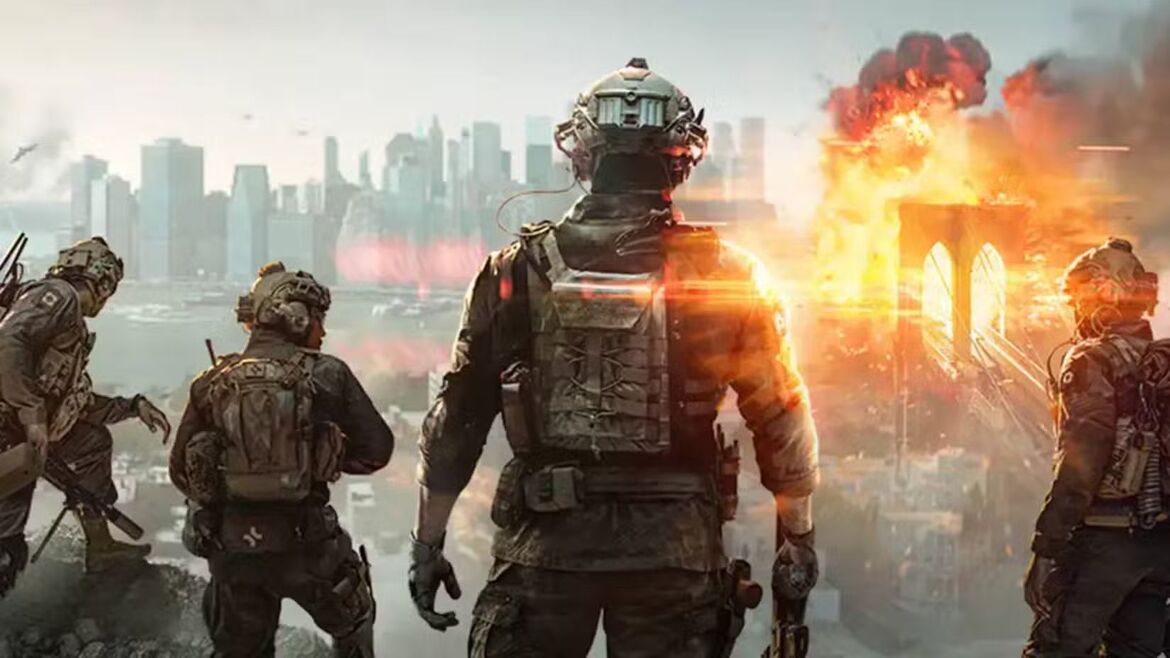 Эпичная сцена разрушения моста в Battlefield