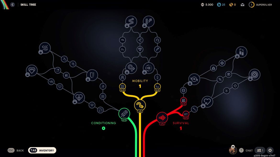 Продвигайтесь по веткам дерева навыков