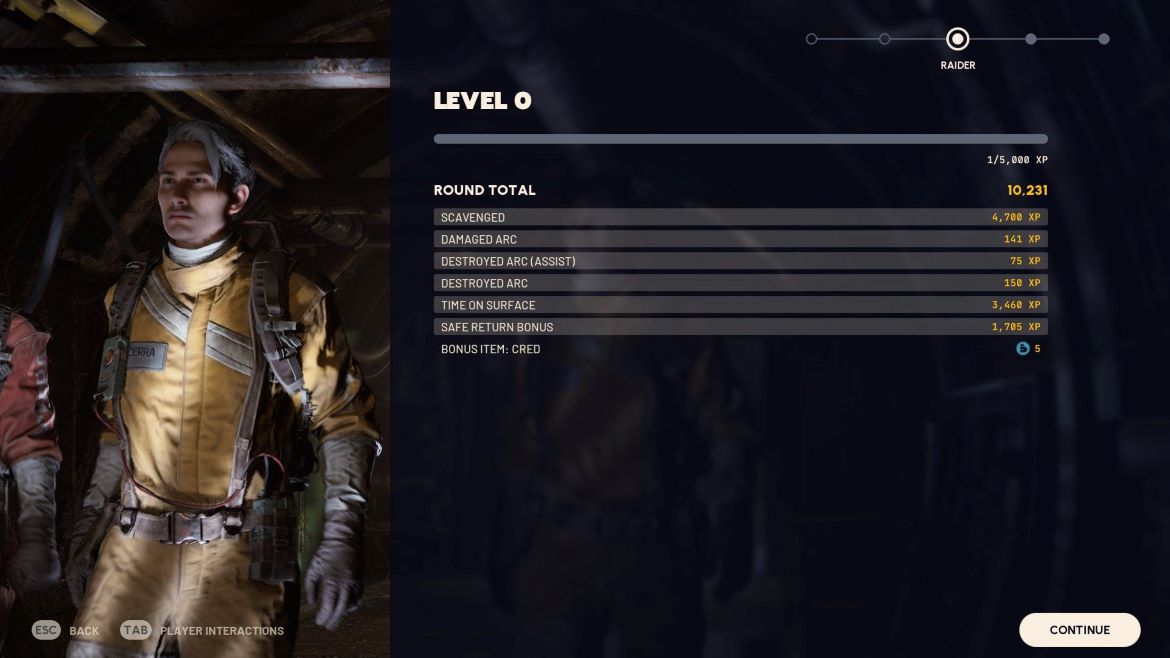Всё что делается в игре приносит опыт