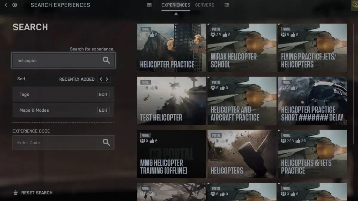 Как использовать тренировочное лобби для полётов в Battlefield 
