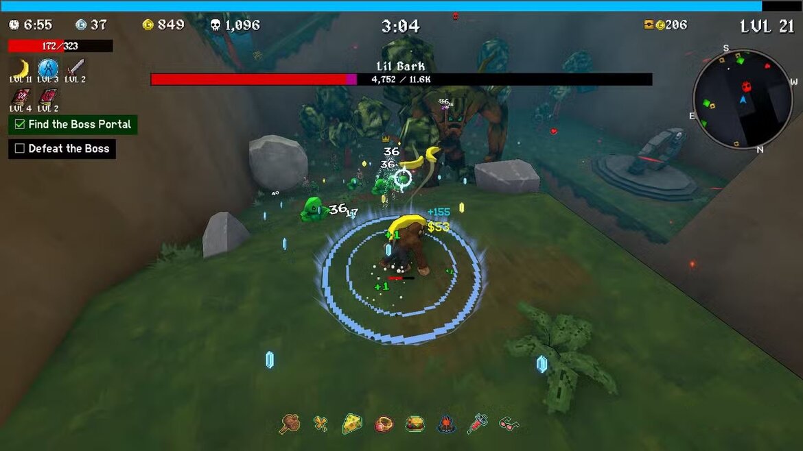 Бой с Lil Bark в Megabonk