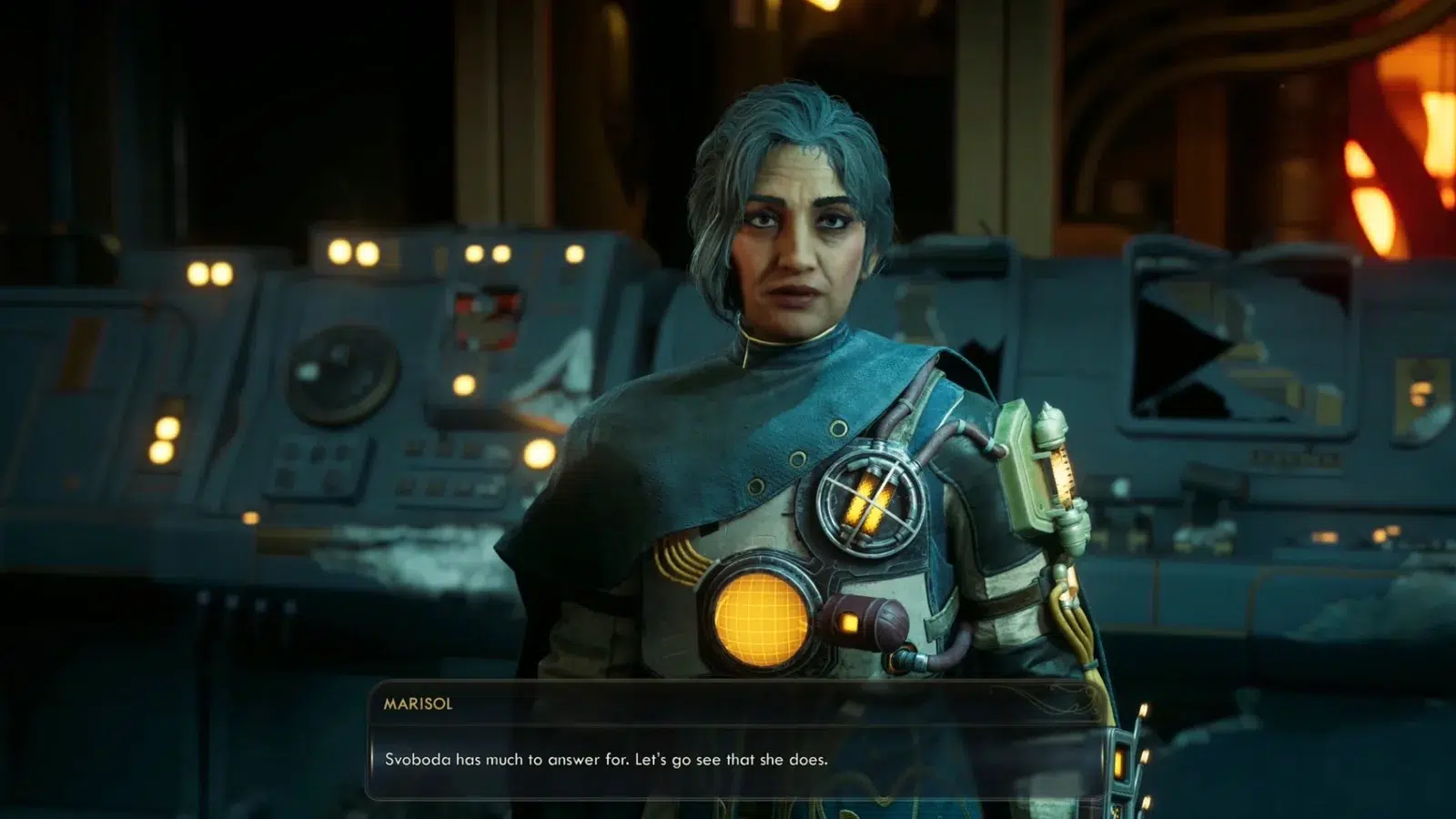 Разговор с послушницей Алвой в The Outer Worlds  Разговор с послушницей Алвой в The Outer Worlds