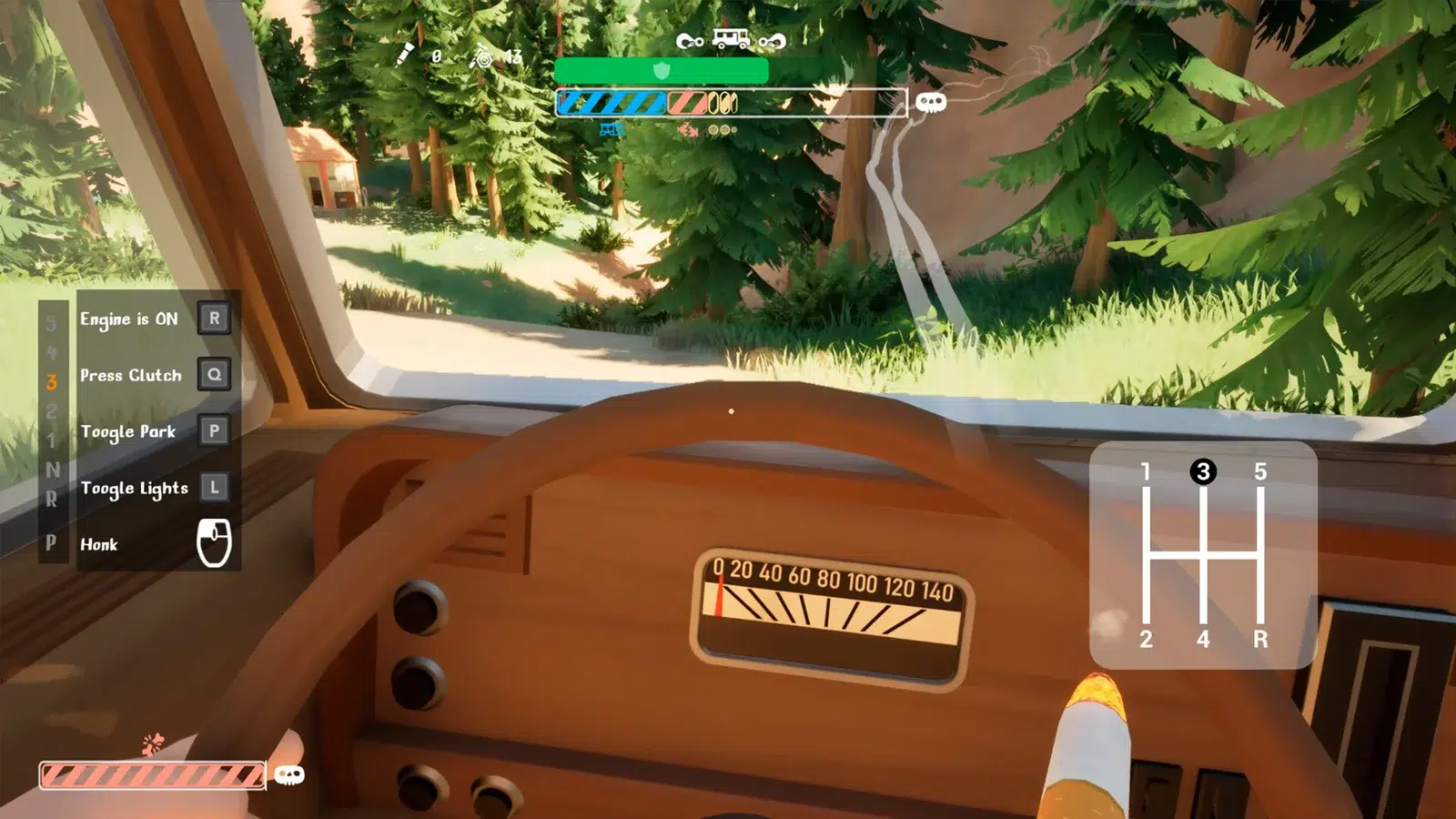 Скриншот RV There Yet с игроком за рулём Скриншот RV There Yet с игроком за рулём
