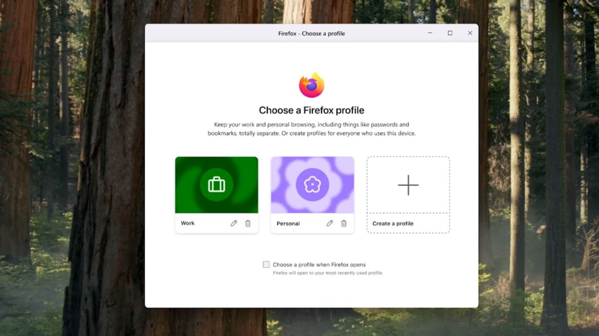 Профили Firefox