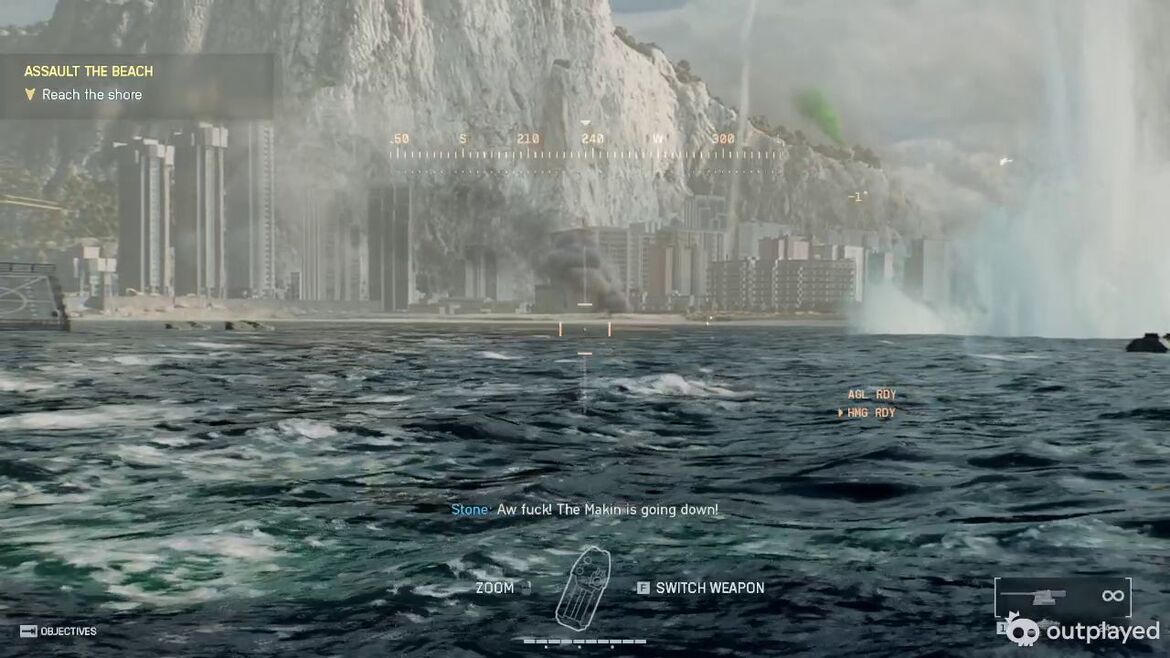 Battlefield Добраться до берега