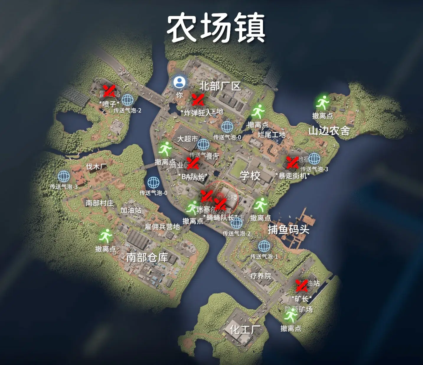 Live Boss Map Markers