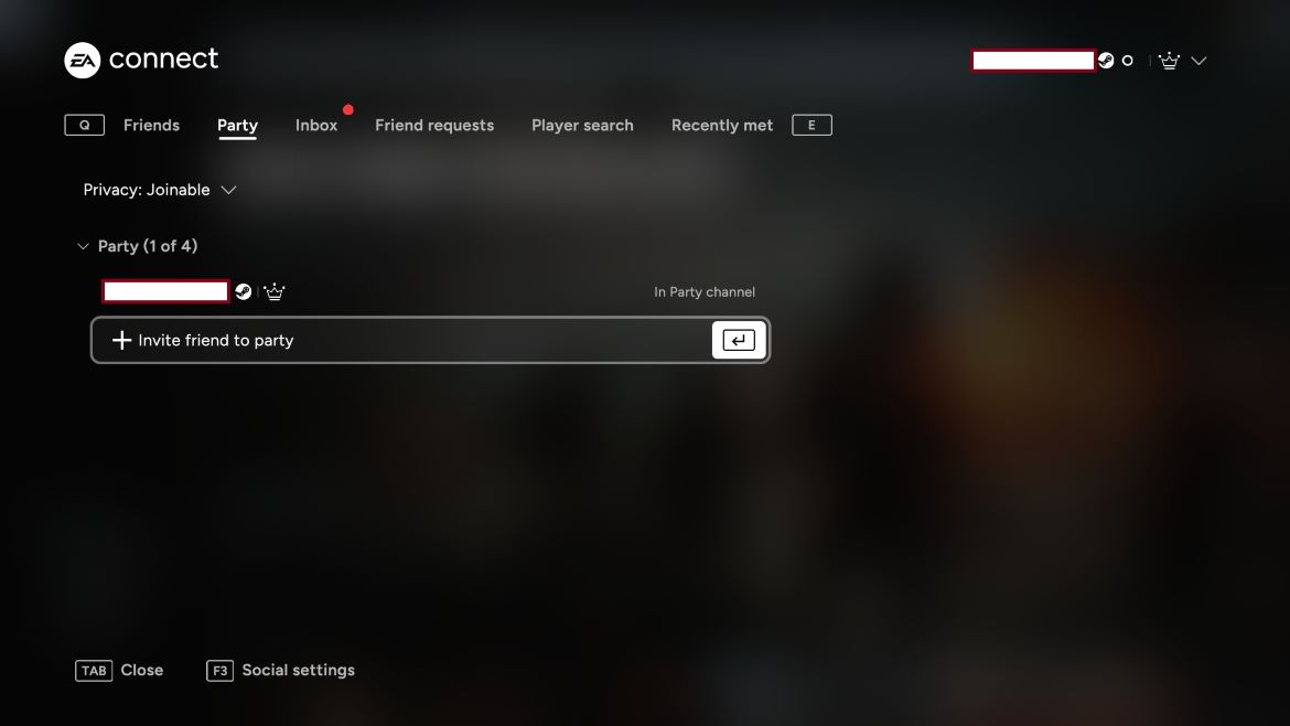 Добавление друзей в группу в Battlefield 6