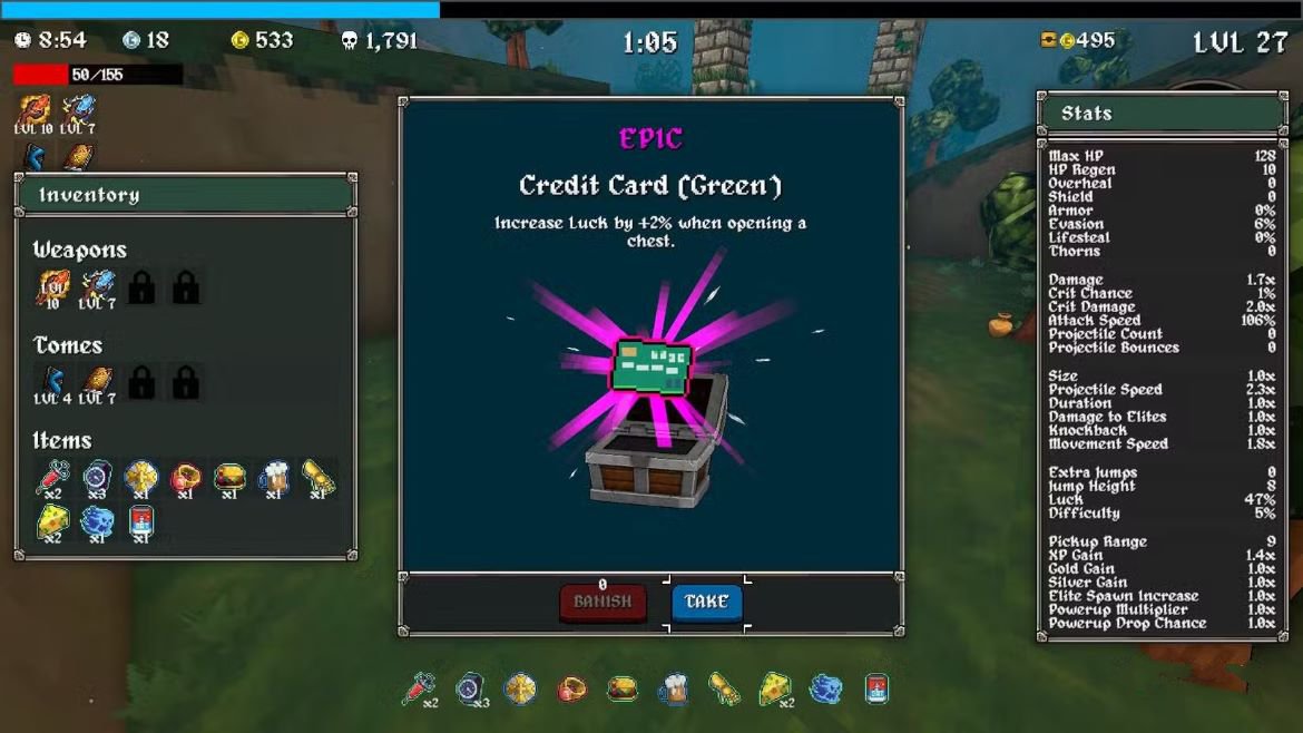 Кредитная карта в Megabonk