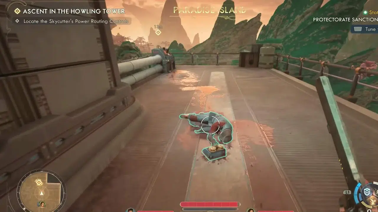 Пятое тело с ID картой гербов Протектората