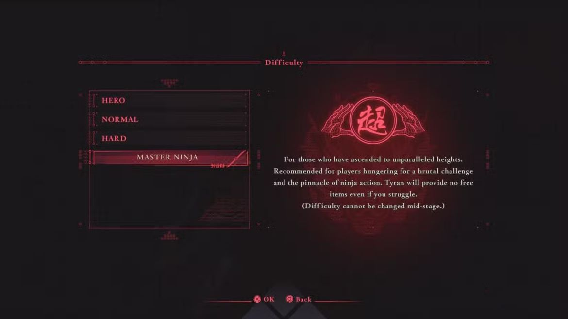 Режим Мастер Ниндзя в Ninja Gaiden 4: экстремальный вызов