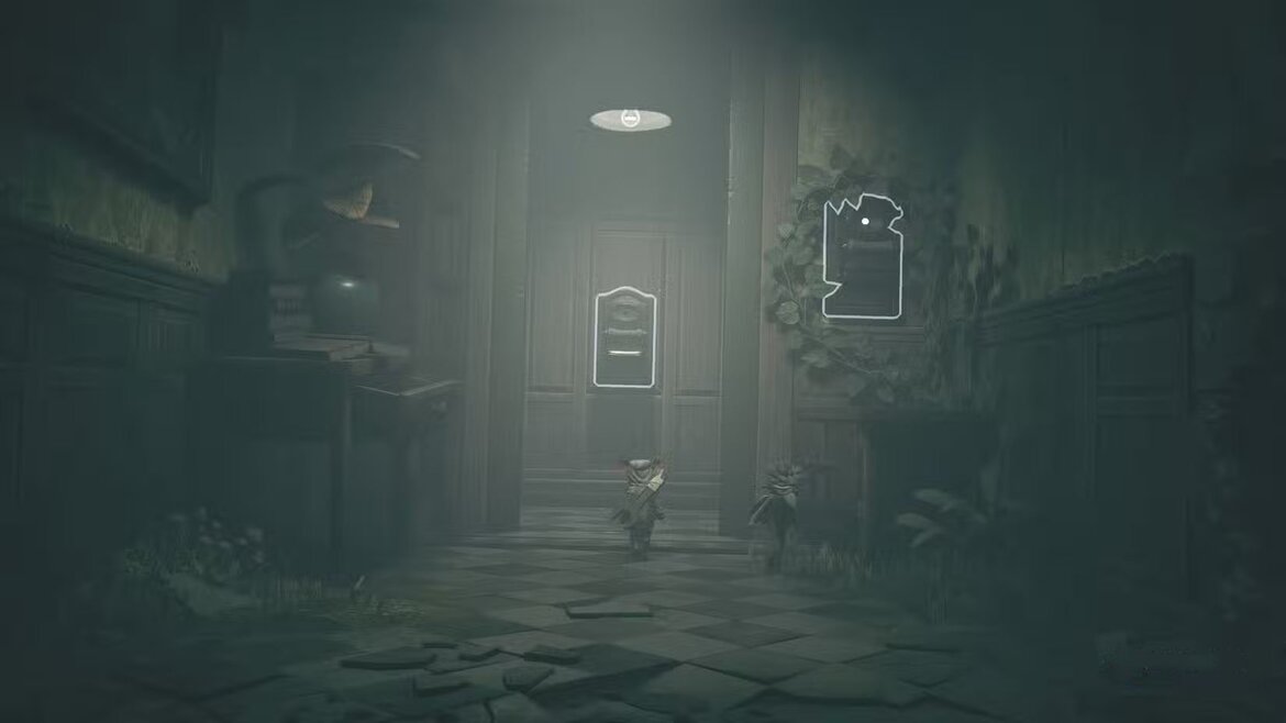 Алон и Лоу едут в лифте в Little Nightmares