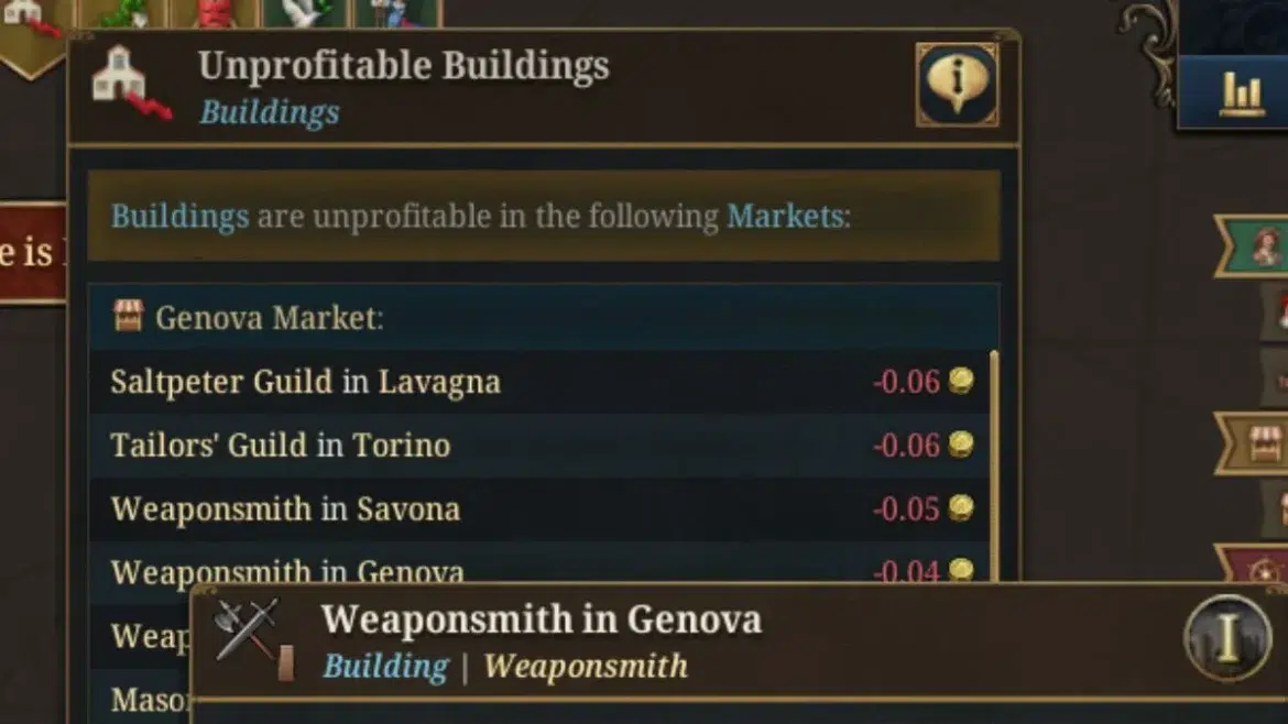 Как исправить нерентабельные здания в Europa Universalis 