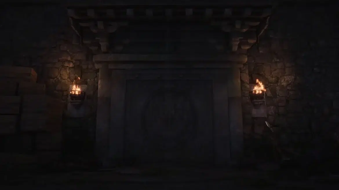 Where Winds Meet пошаговое решение настенной головоломки для задания Эхо Старых Битв