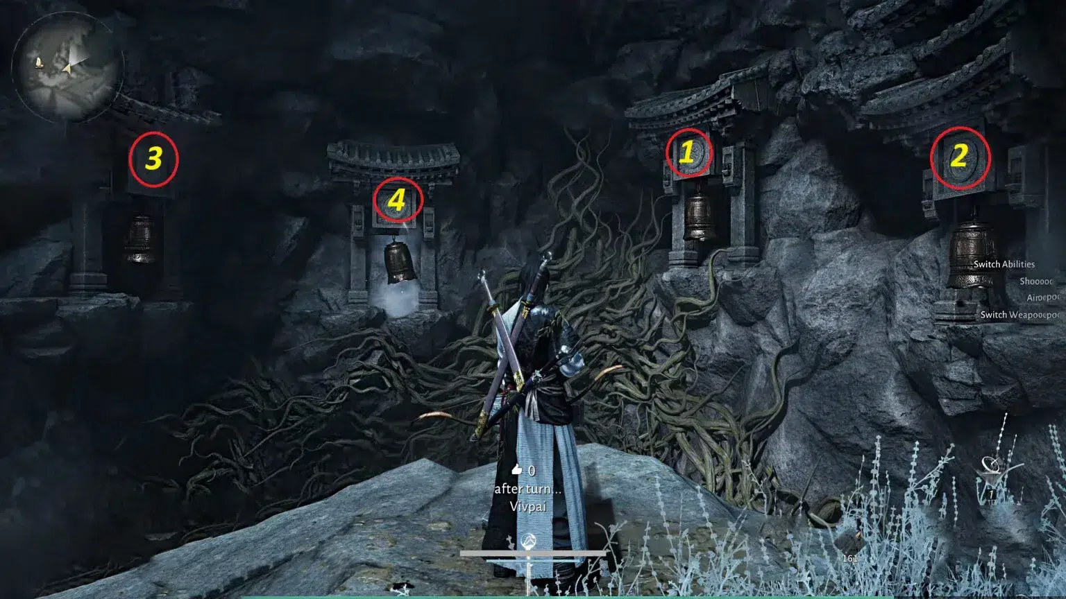 Гайд по каменным воротам в Where Winds Meet решите головоломку