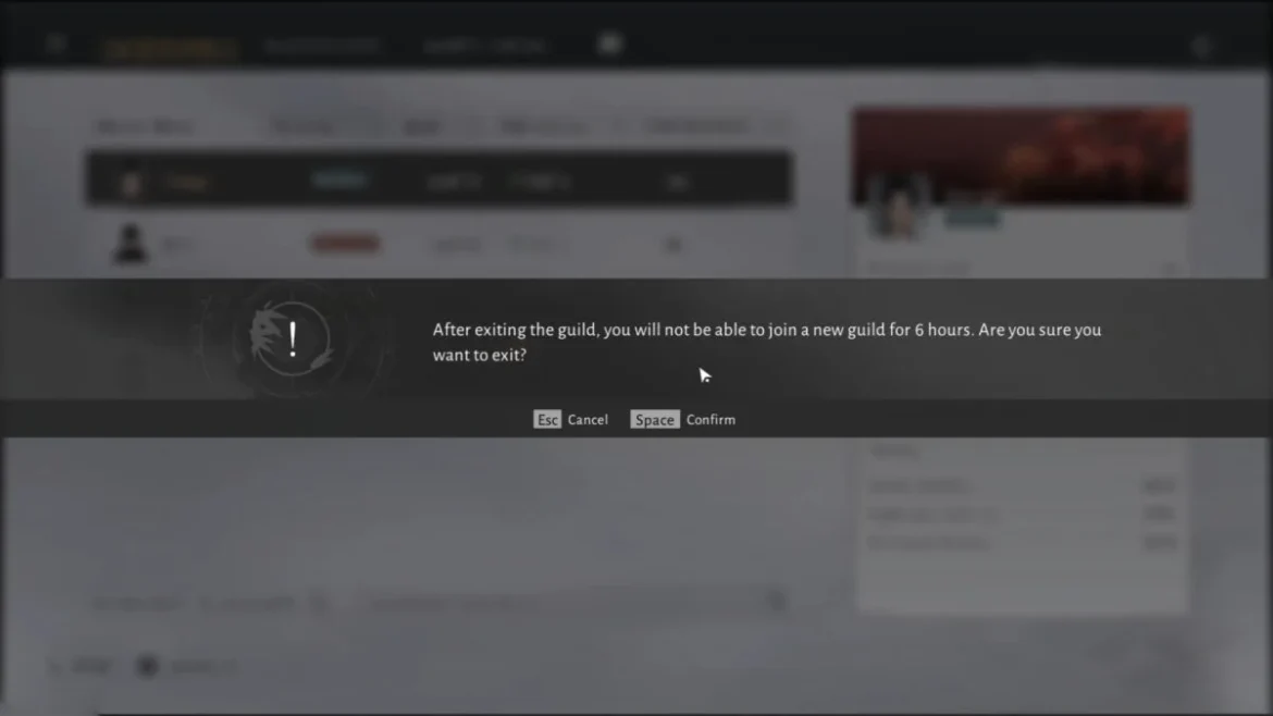 Where Winds Meet как выйти из гильдии и создать новую