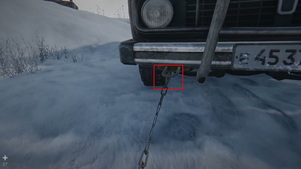 Цепь на воротах