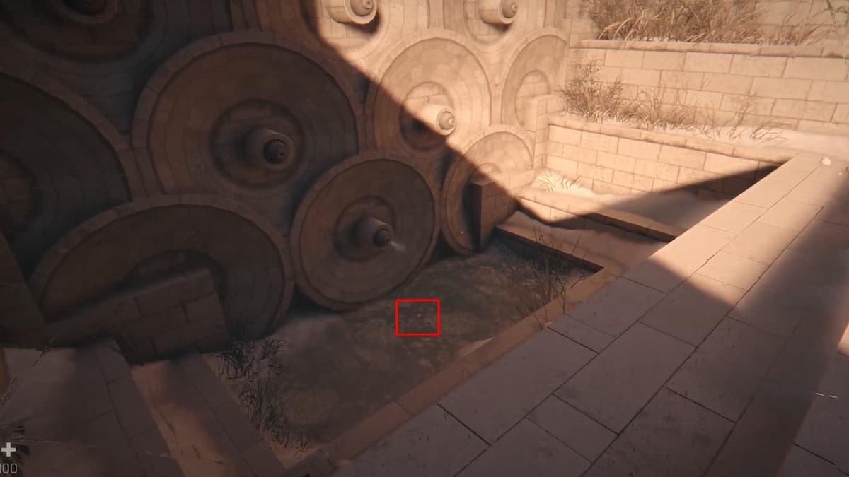 Ключ в фонтане