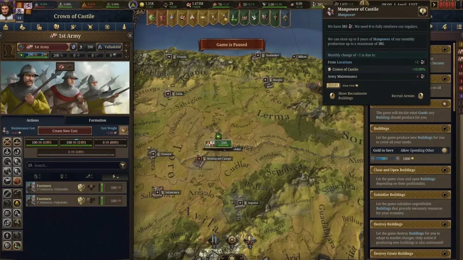 Ополчение в Europa Universalis V Ополчение в Europa Universalis V