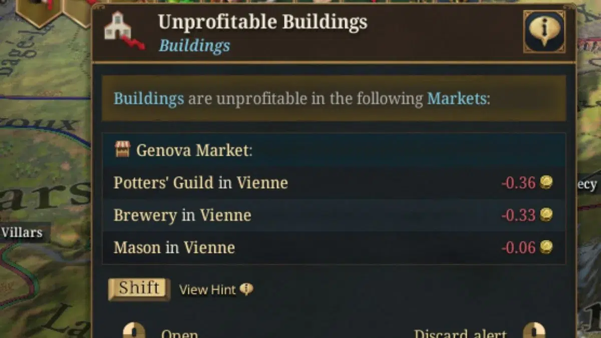 Что такое нерентабельные здания в Europa Universalis 