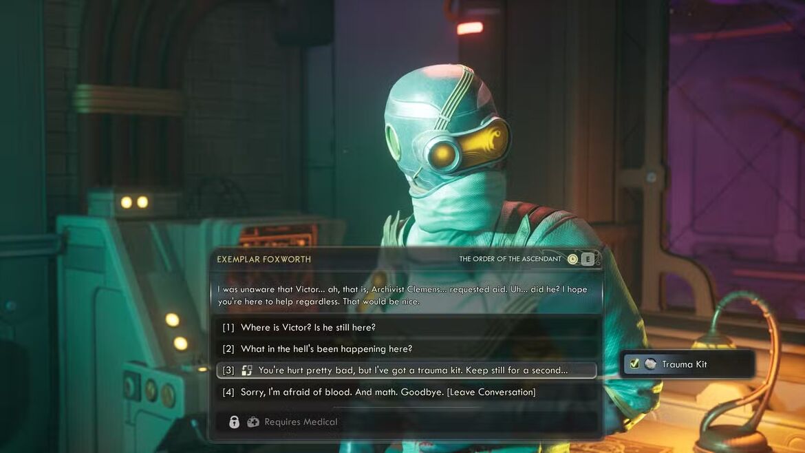 Местоположение квеста Дискретная математика в The Outer Worlds