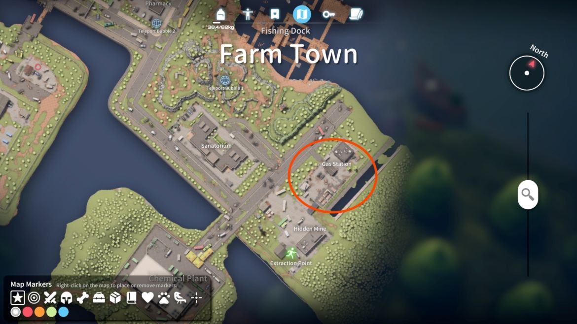 Местоположение Управляющего шахтой