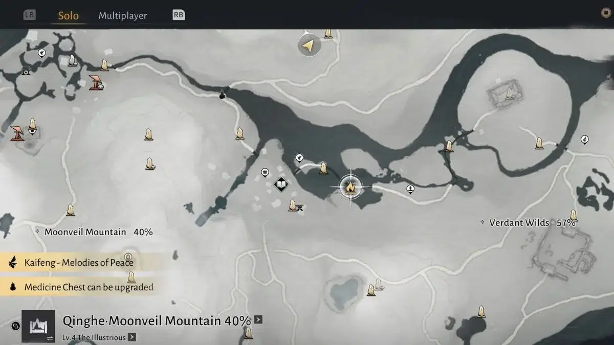 Местоположение Демона гуся в Where Winds Meet