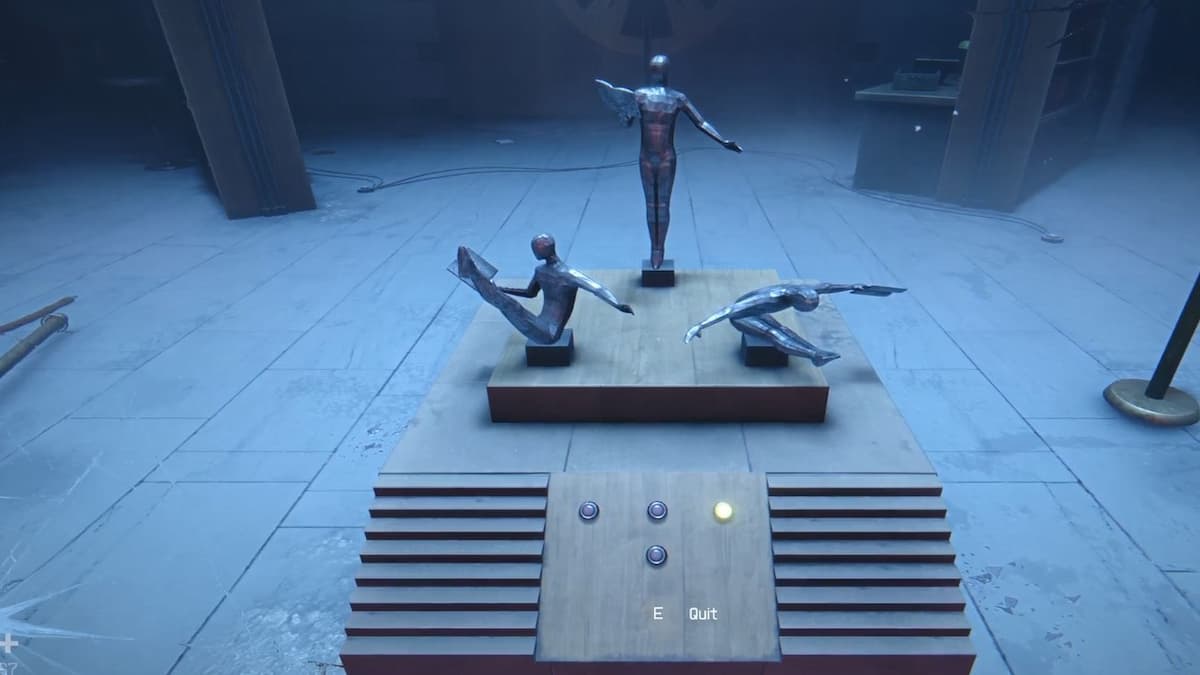 Правильное положение статуэток