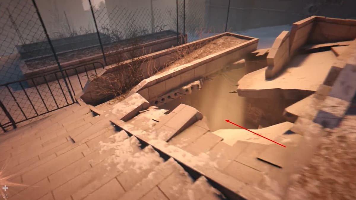 Спуск через дыру