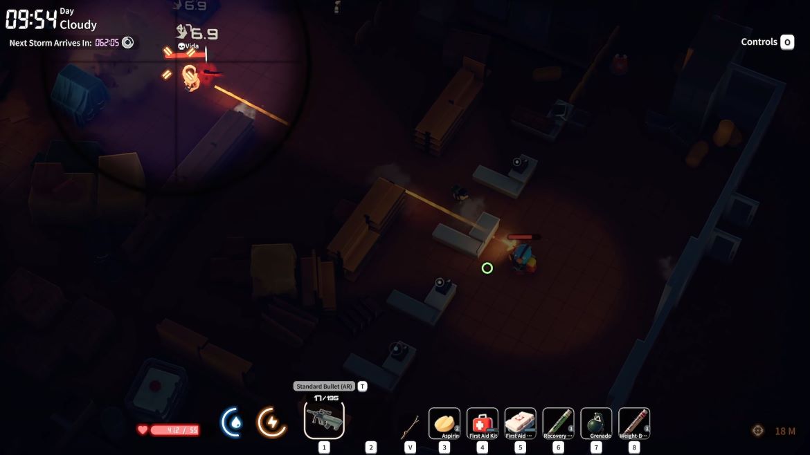 Бой с Видой в супермаркете города Фарм Таун