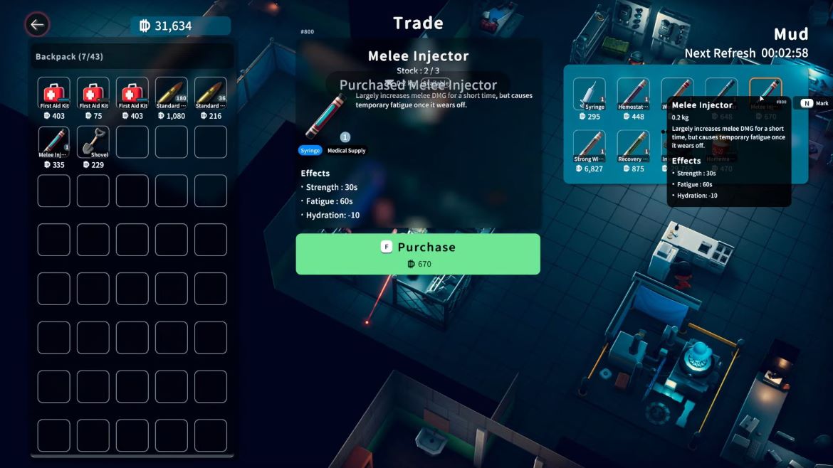 Как выполнить задание Эксперимент с лекарствами в Escape From Duckov