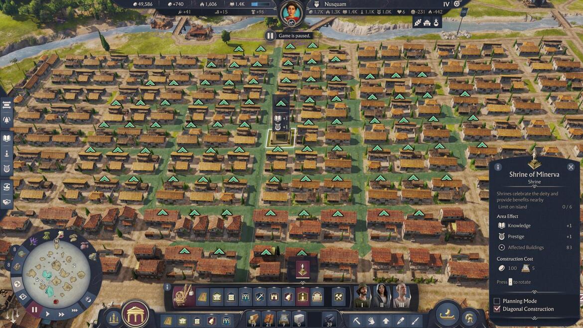 Как увеличить Знания через религию в Anno Pax Romana