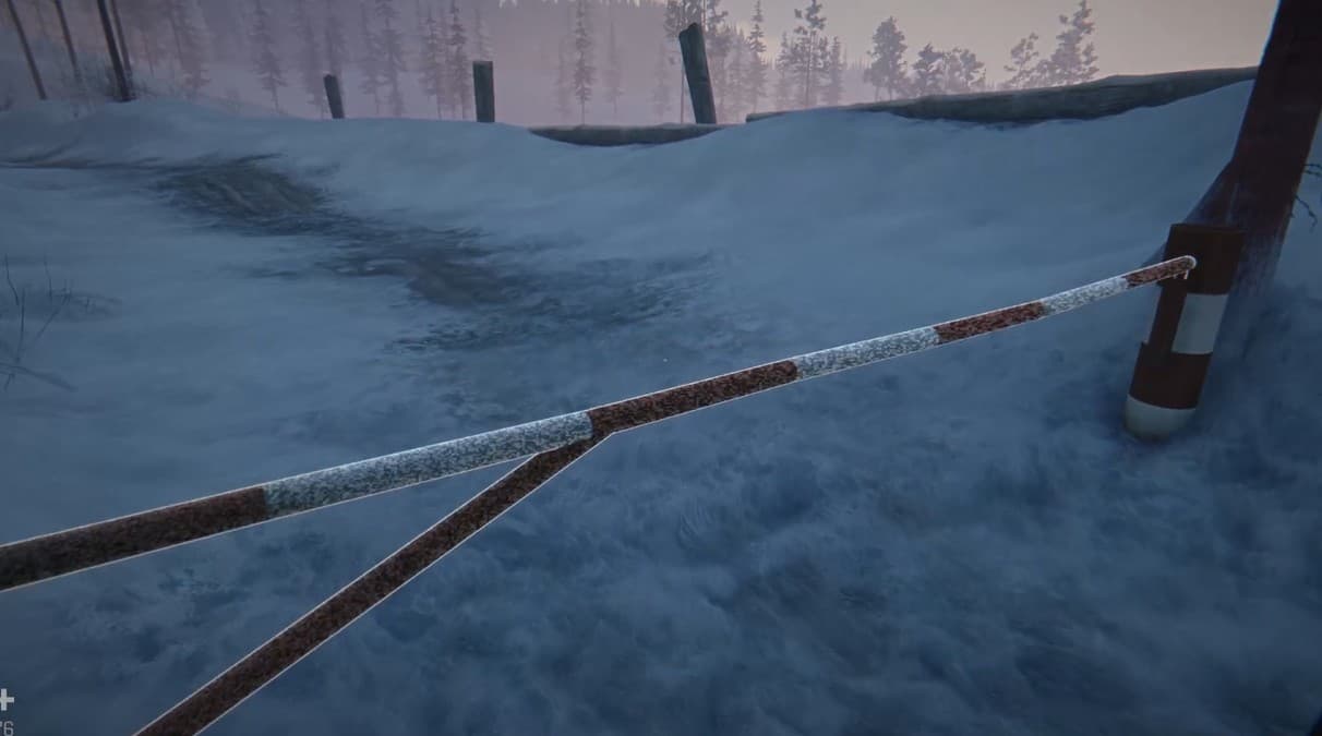 Поднятие шлагбаума