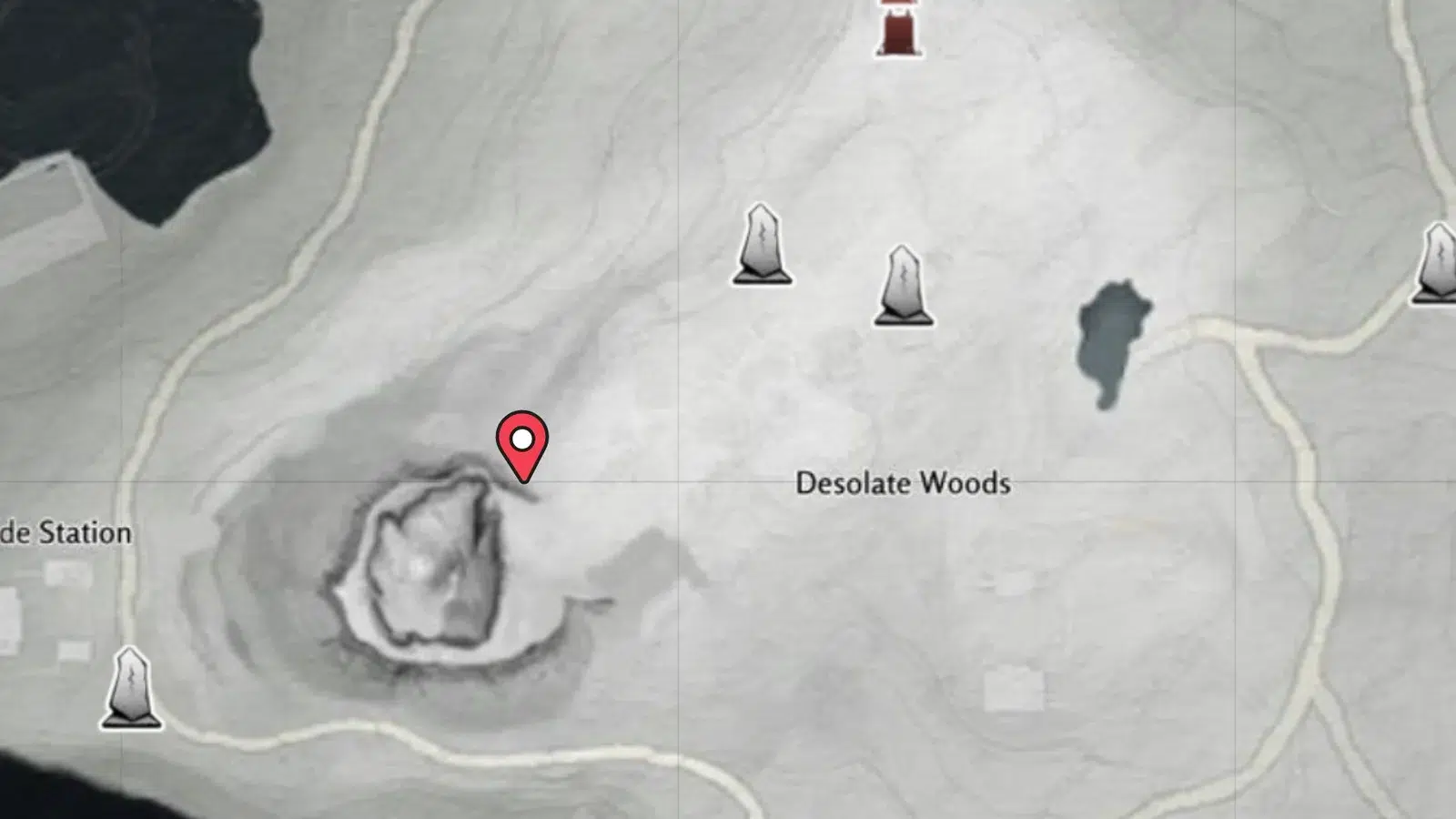 Второй Плод Долголетия находится западнее Wraith Village