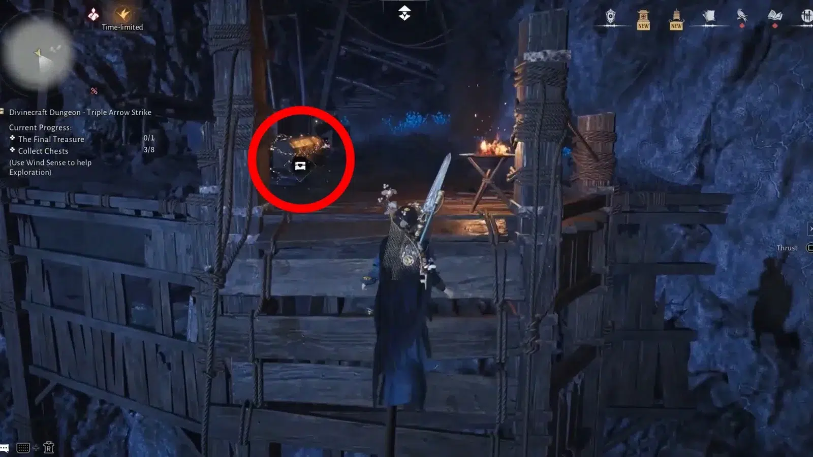 Удар Тройной Стрелой Сундук №